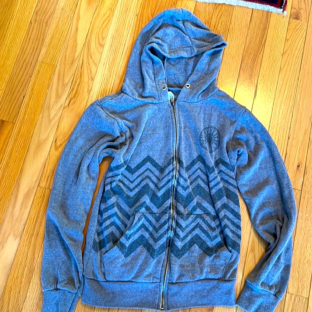Grey soul cycle size M zip up sweatshirt
